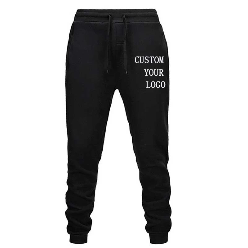 Custom Printed Your Logo Women Men Sweatpants Trousers Casual Thick Sweatpants Men Joggers Autumn Winter Brand Tracksuit Pants