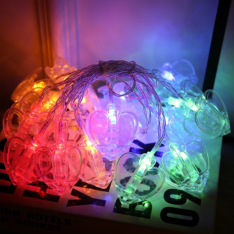 

New year's garland Photo Clip String Lights Battery Operated Garland Christmas Decoration Holiday Party Wedding Xmas Fairy Light