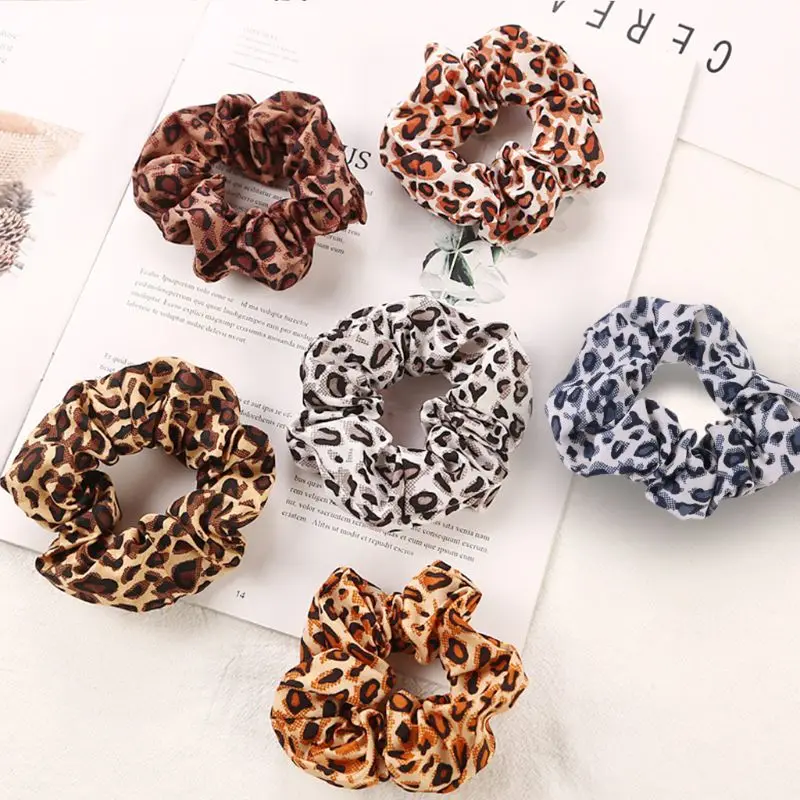 Женский шифоновый тканевый шнур для волос в виде большого кишки стиле бохо