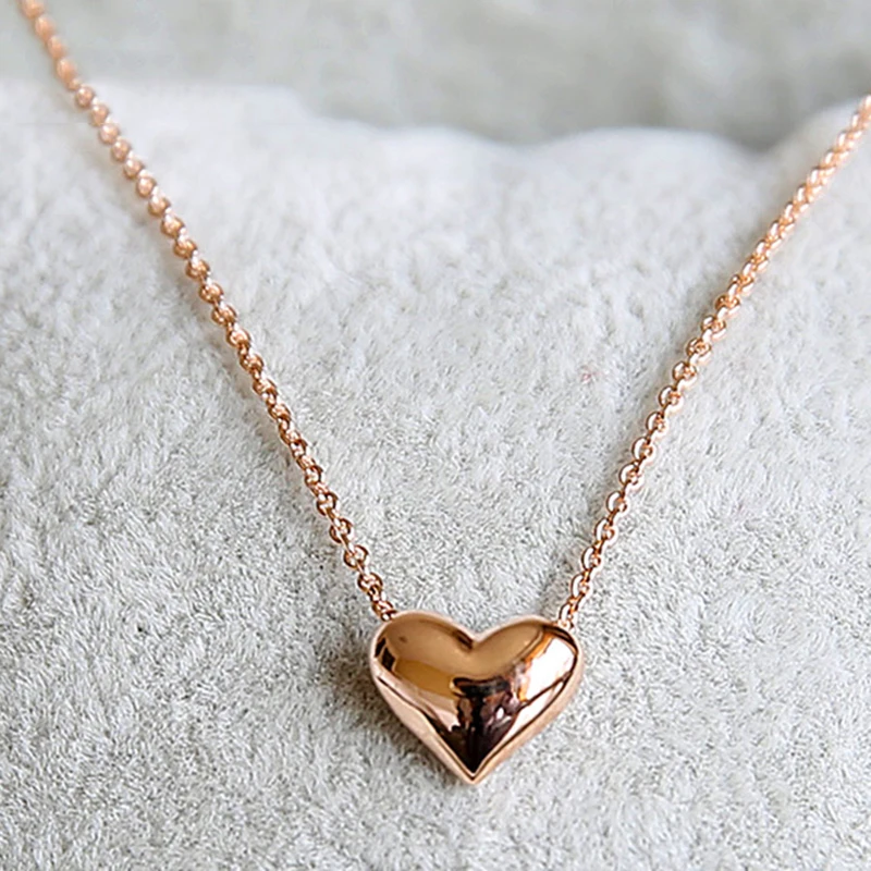 Модное маленькое сердце изысканное Оригинальное персонализированное ожерелье