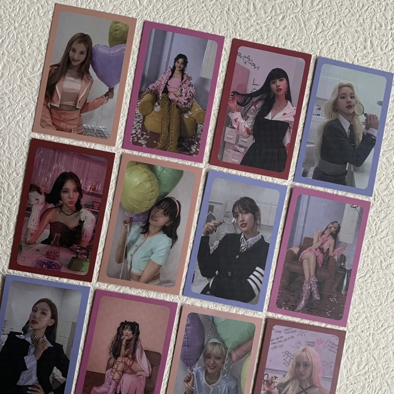 

10PCS/Set Kpop TWICE New Album Formula of Love Scientist Lomo Card HD Printed Self Made Photocard Small Card Fans Collection