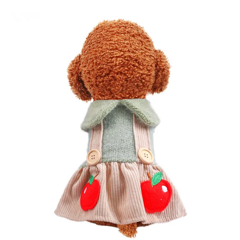 2020 зимнее платье для собак одежда кошек и пальто женская пудель Бишон шнаузер