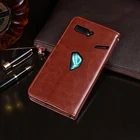 Чехол-бумажник для Asus Rog Phone 2, деловой кожаный чехол-книжка для телефона Asus Rog Phone 2 ZS660KL, чехол, аксессуары