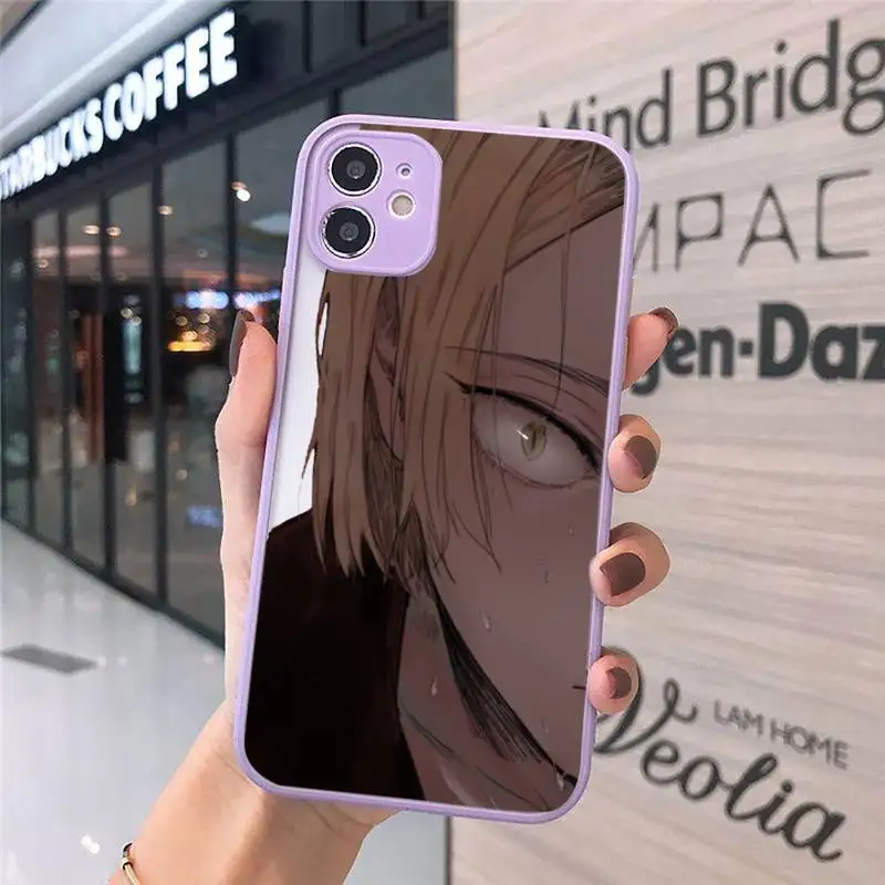 

Anime Kenma Kozume Of Haikyuu Phone Case matte transparent For iphone 7 8 11 12 plus mini x xs xr pro max cover