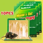 10 шт., липкая клейкая ловушка для мыши, мышь, крыса, змея, жуки, мыши, ловушка, Нетоксичная, экологически чистая ловушка для борьбы с вредителями