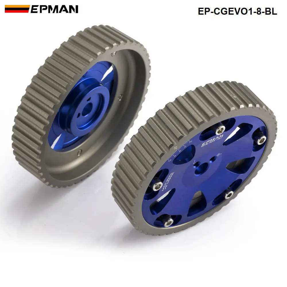 EPMAN алюминиевые болтовые шестерни для камеры DOHC 4G63 двигатель 93 02 Mitsubishi Mirage LS/ES EP