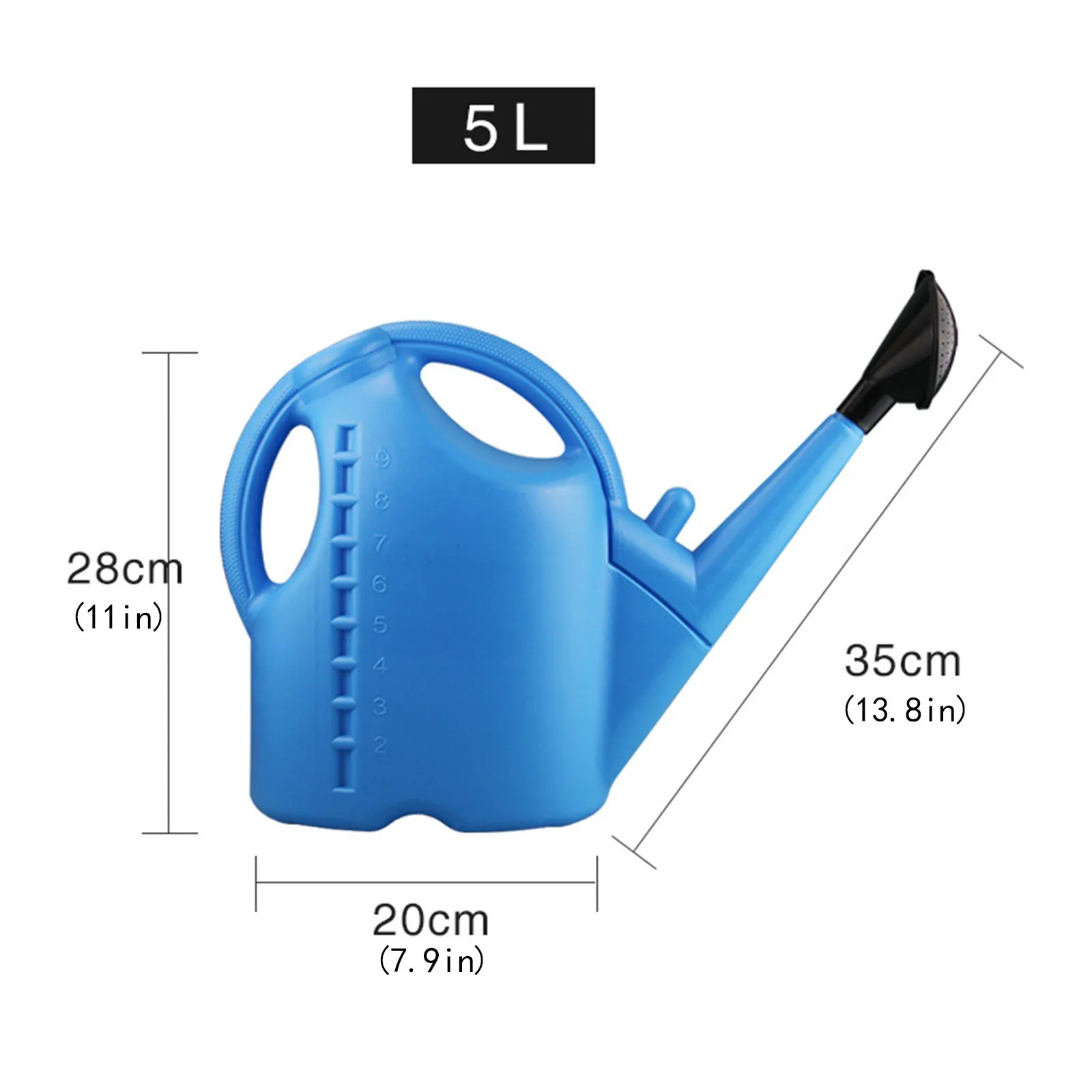 

Plastic Watering Can, Large Capacity Long-mouth Thickened Spraying Watering Can gardens and kindergartens spraying plants