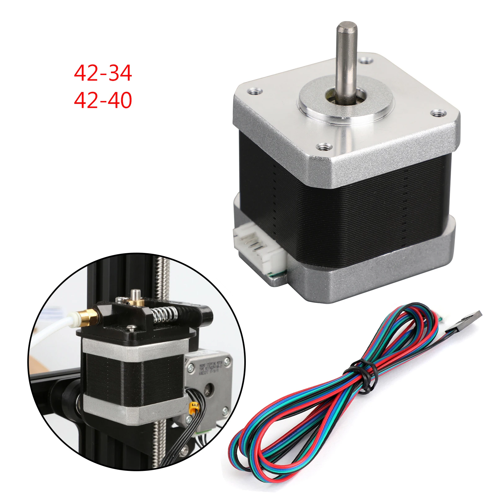 3D принтер Areyourshop 42 40 34 X/Y/Z/E шаговый двигатель для Creality Ender 3 Pro CR 10|Шаговый двигатель|