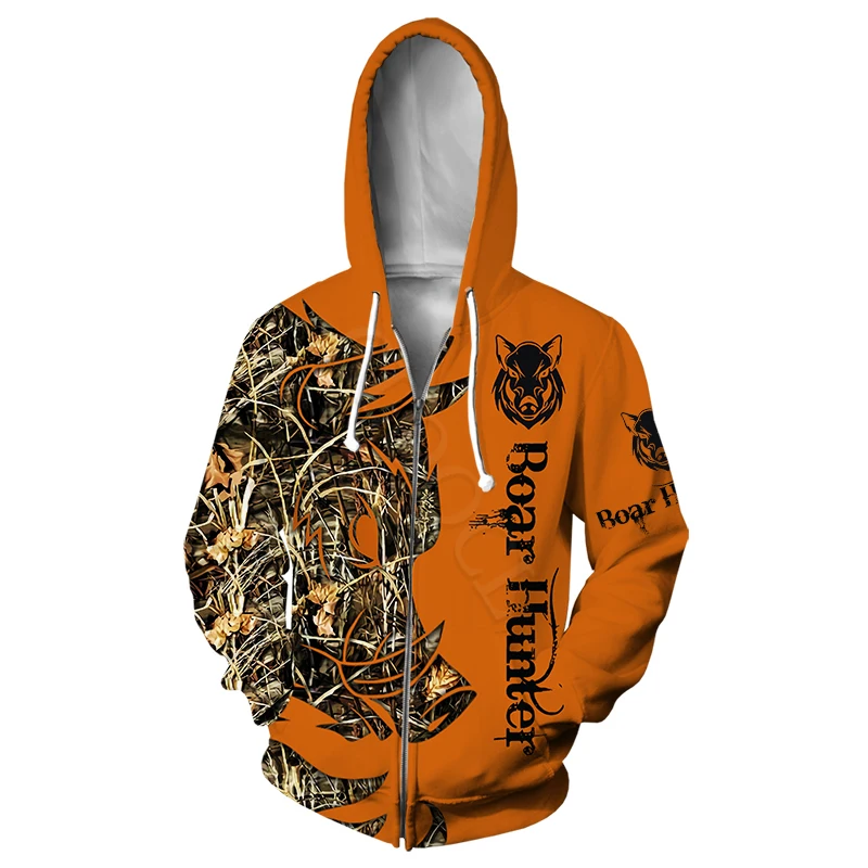 

Hunting Wild Boar Print Hoodie Men Women 3D Sweatshirt Animal Pig Fashion Funny Swine Casual Jogging Zipper Hooded Coat