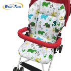 Подушка на сиденье для детской коляски, с мультяшным принтом