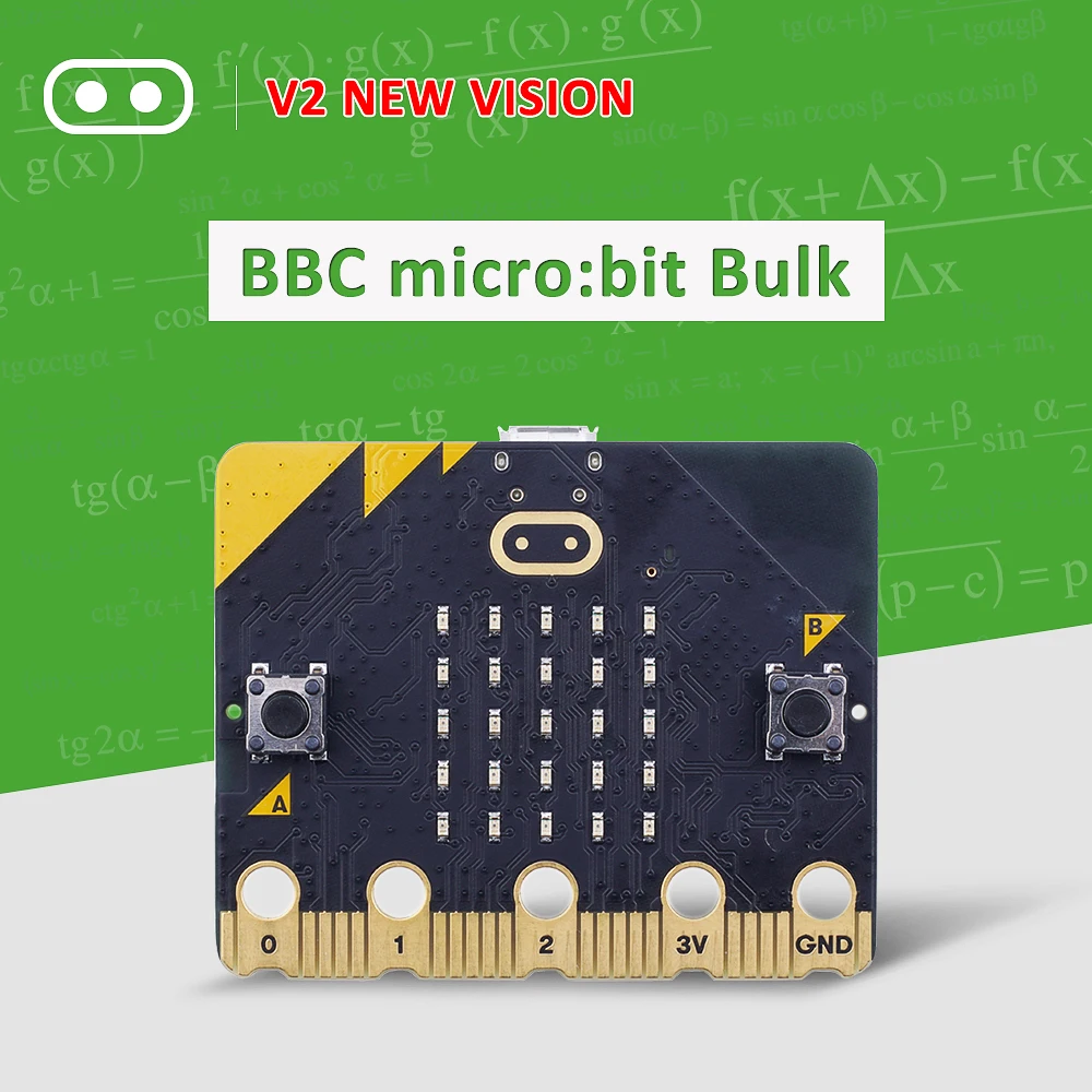 Новый micro bit v2 Навальный поставляется с 25 светодиодный дисплеем встроенными