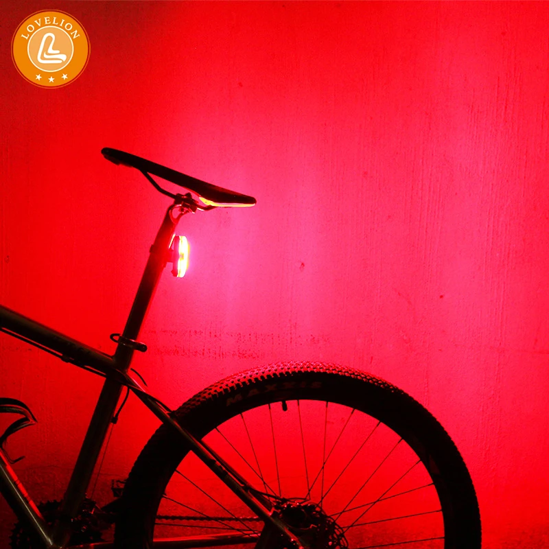LOVELION Sirius bike taillight USB charged LED flash warning light running riding helmet equipment |