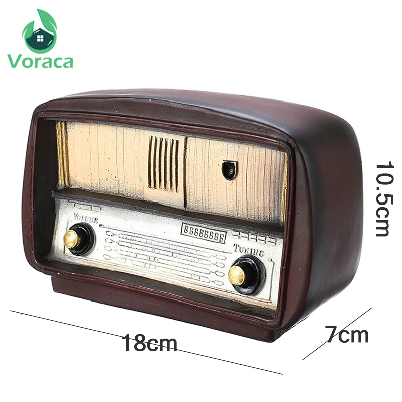 Европейский стиль смоляная радиомодель домашний декор ретро ностальгические