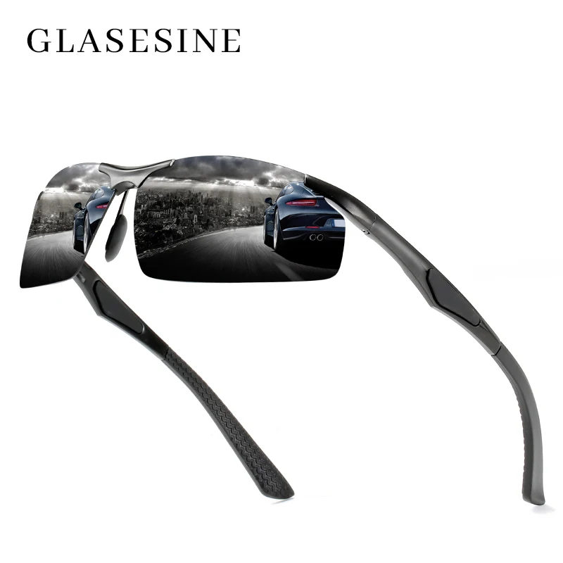 

Роскошные поляризованные солнцезащитные очки glasпово для мужчин и женщин, спортивные очки в алюминиево-магниевой оправе для вождения и рыба...