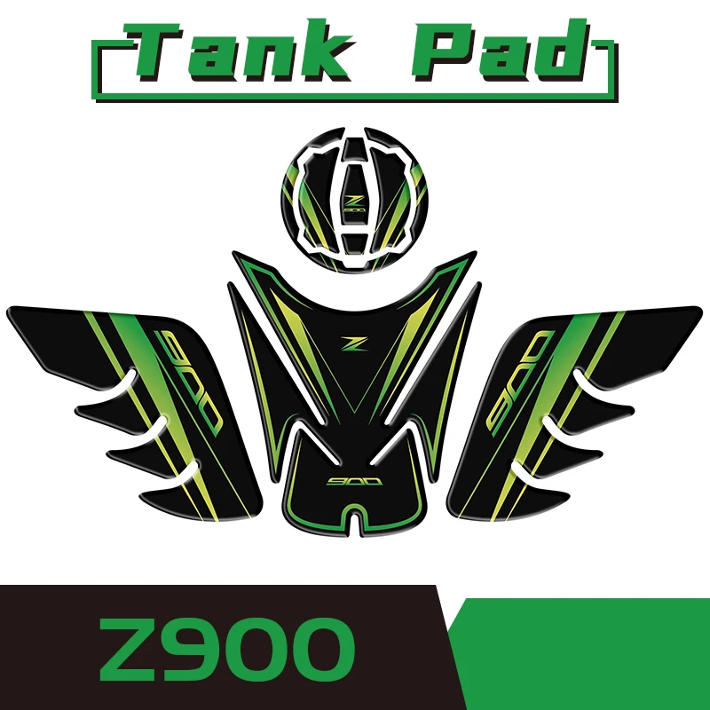 

Motorcycle Fuel Tank Pad Tankpad Protector Racing Sticker For Z900 Z 900 2017-2020 Gas Oil Protector Fishbone Decorative Decals