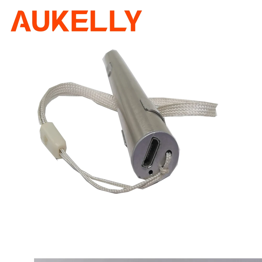 Aukelly медицинский ручной светильник-ручка Карманный USB Перезаряжаемый компактный