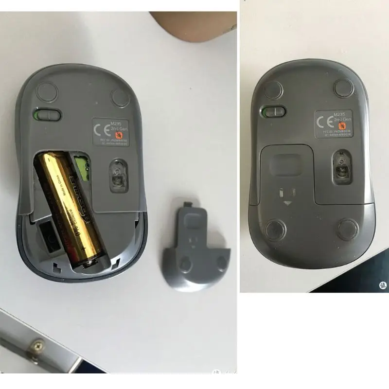 Сменный Чехол для аккумулятора мыши чехол logitech M235 M238 M317 аксессуары X6HA|Аксессуары
