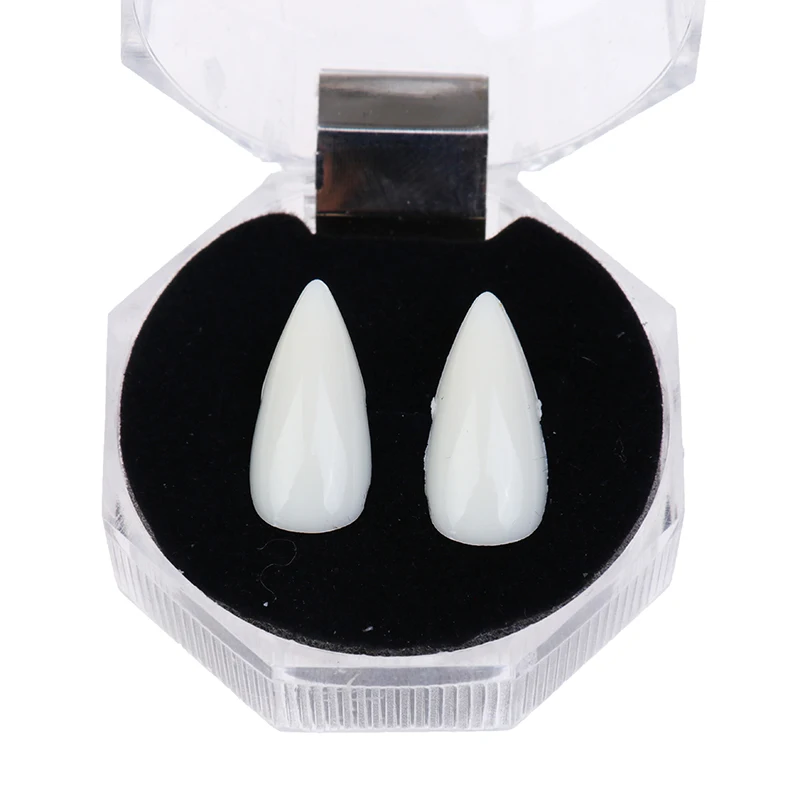 

Cosplay Fake Dentures Teeth Halloween Party Decor Adhesive Ghost Devil Fangs Dental Adhesive Costume