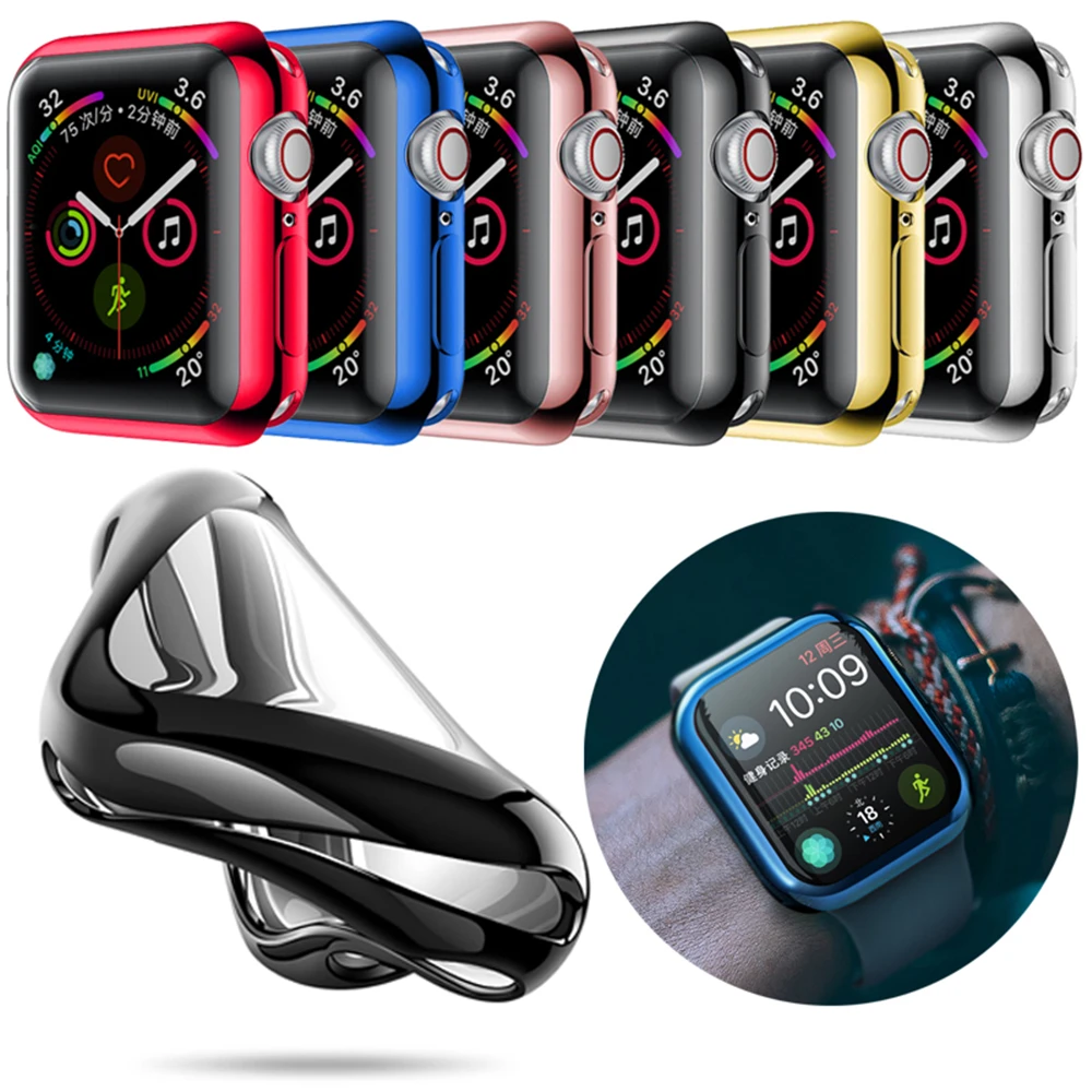 Чехол для часов Apple Watch Series 2 3 4 защитный чехол с полным покрытием 360 ° пленка экрана