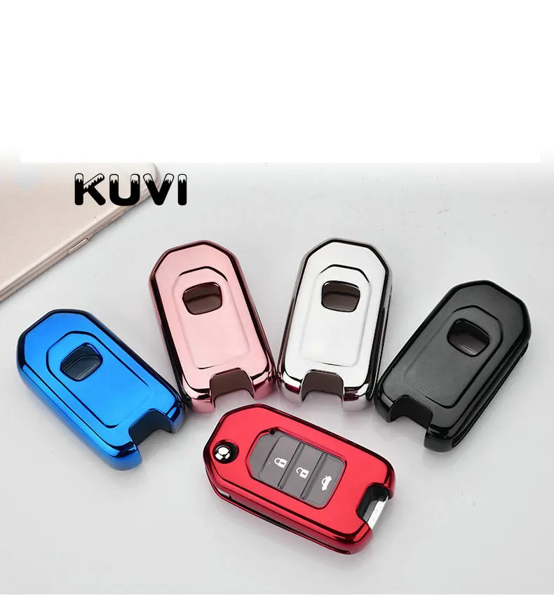 Чехол для ключей из ТПУ чехол защитный Honda Civic CR V Accord Jade Crider Odyssey 2015 2018 HR V|Футляр