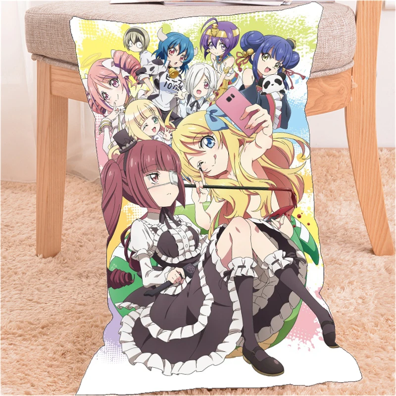 

Аниме Подушка «Dakimakura» чехол Dropkick на мой дьявол Jashin-тян»; Крышка 60x40 см украшения дома подушка чехол с принтом