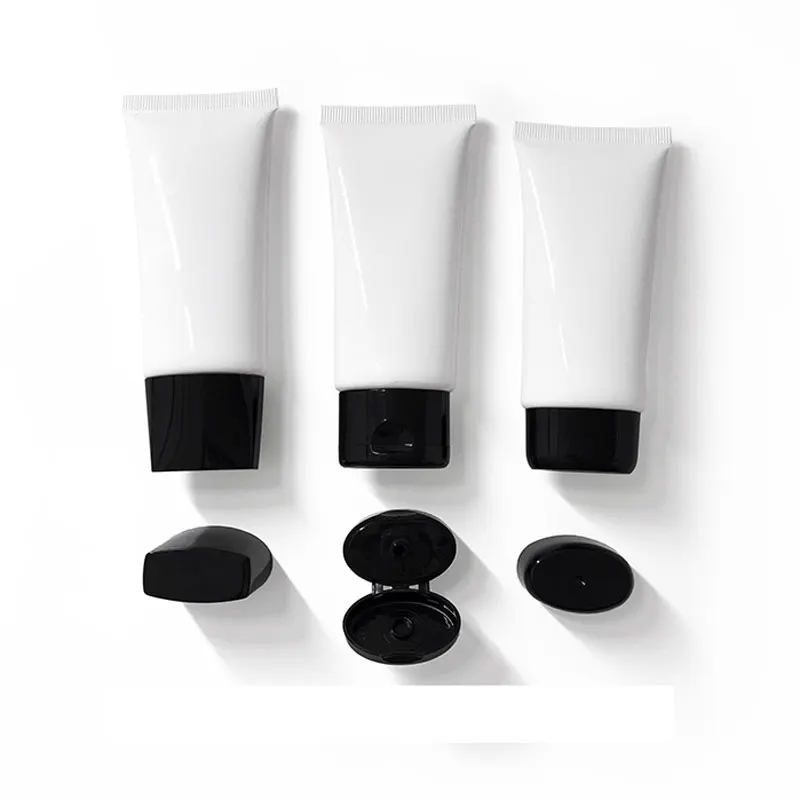 60 мл белая туба для сжатия портативные дорожные пустые косметические