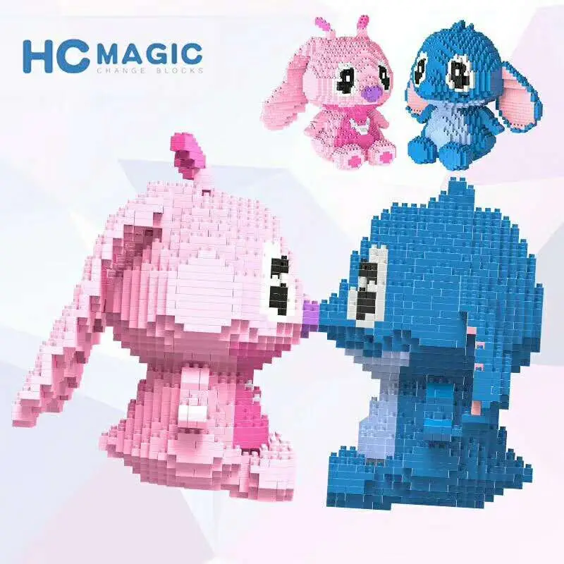HC магические блоки большой размер kawaii аниме стежка пластиковые строительные