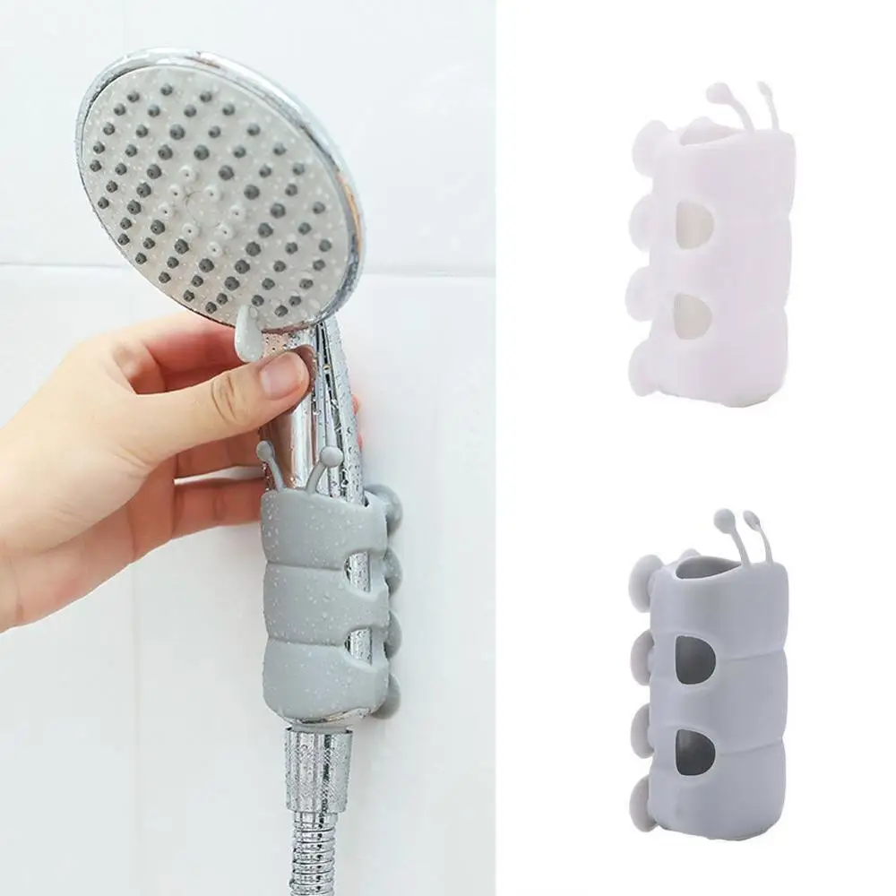 Съемный силиконовый держатель для душевой лейки кронштейн на присоске без