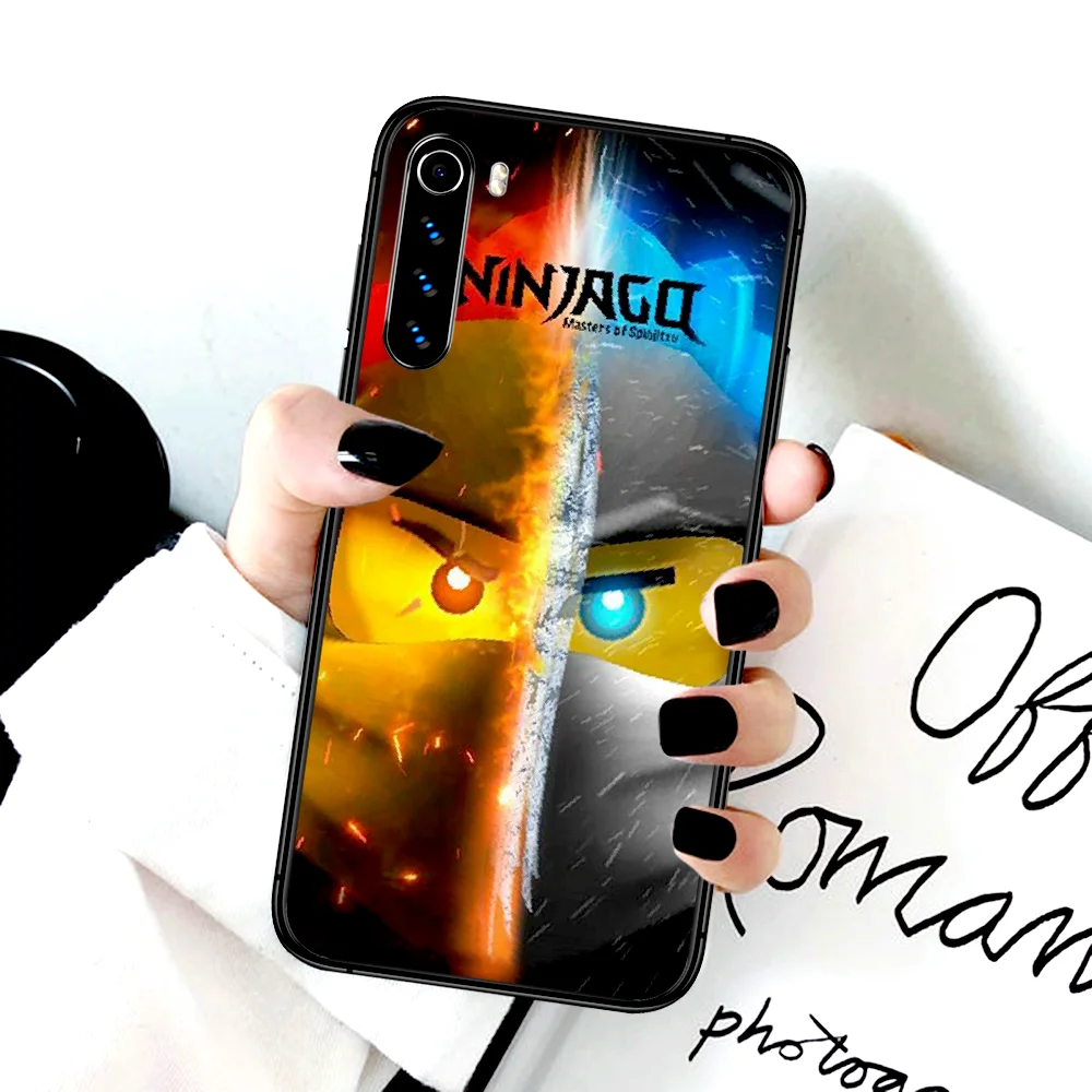

LEGOs Ninjago Game Phone Case For Xiaomi Redmi Note 7 8 8T 9 9S 4X 7 7A 9A K30 Pro Ultra black Back Silicone Waterproof Tpu Cell