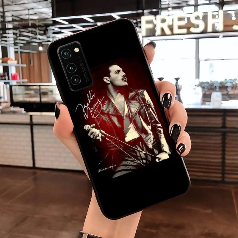 Freddie Mercury Queen черный мягкий чехол из ТПУ для телефона Samsung S20 plus Ultra S6 S7 edge S8 S9 S10 5G lite
