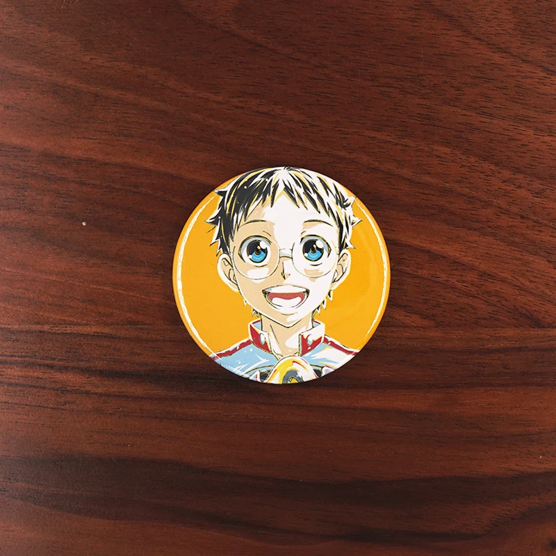 Значок аниме Yowamushi педаль Onoda sakamichi Imaizumi Shunsuke Naruko Syoukichi Yusuke Manami Sangaku металлический