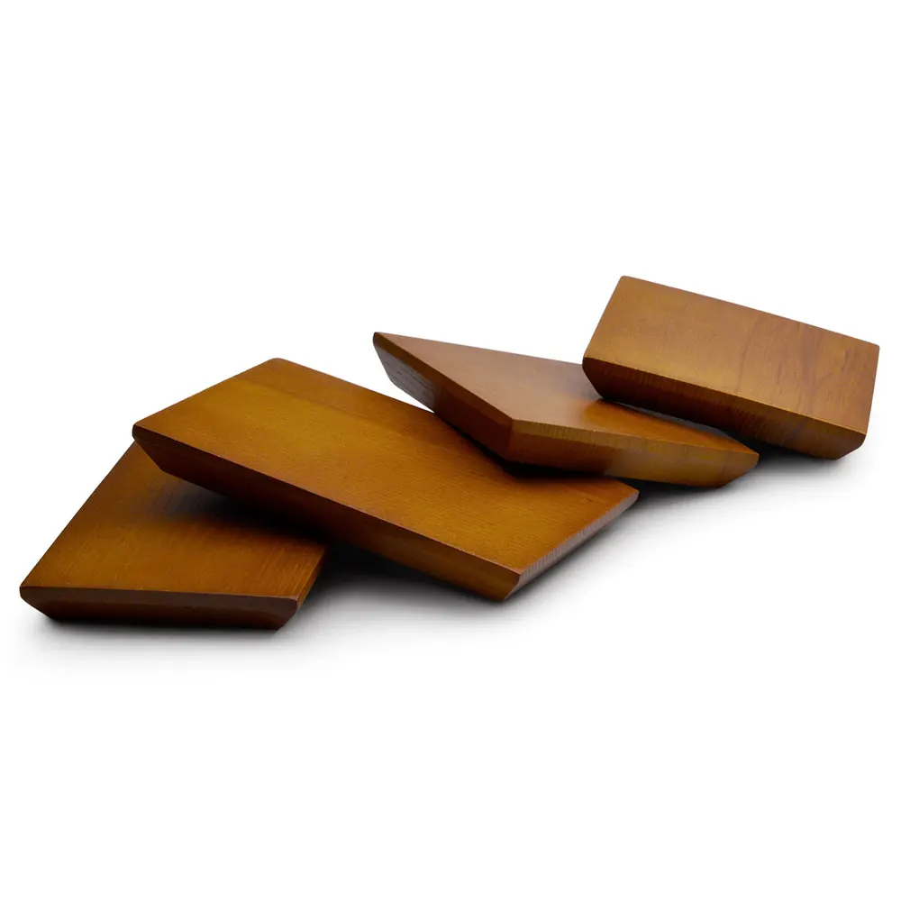 Oirlv Solid Wood Bangle Display Tray with Microfiber Jewelry Display Pallet Necklace Storage Tray for Shop Showcase Customized