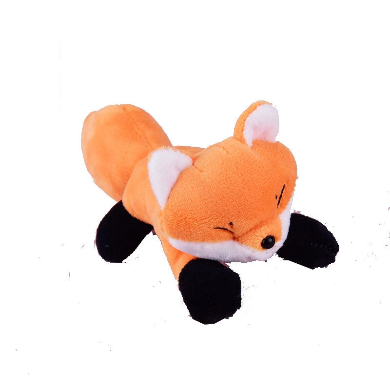 Миниатюрная плюшевая брошь в виде лисьей куклы с героями мультфильмов Милая для