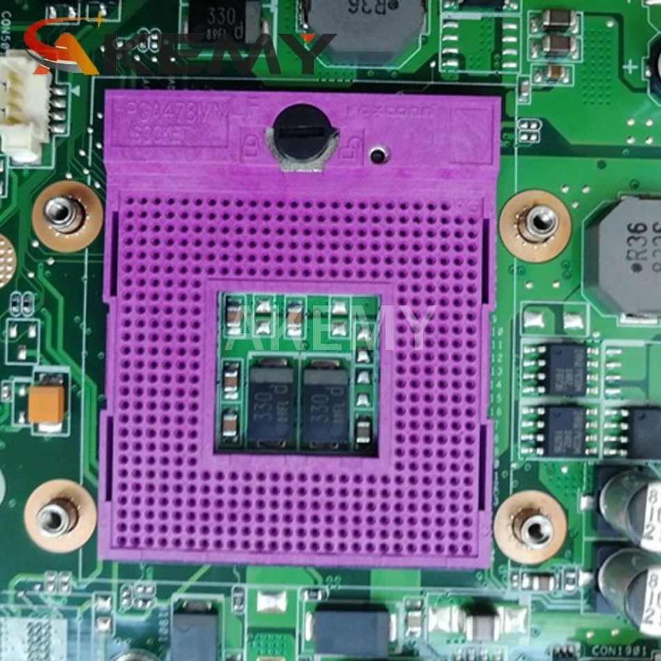 

Akemy F80S Motherboard For Asus X82S F80S Laptop Mainboard SIS test 100% OK