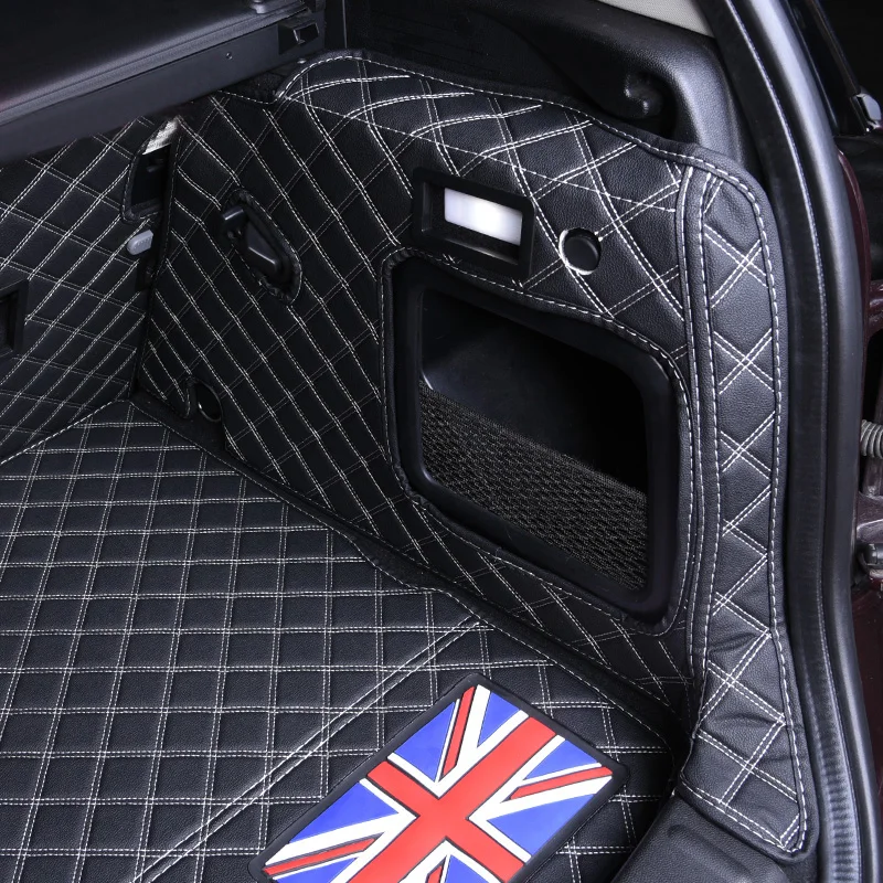 Водонепроницаемый кожаный напольный коврик для багажника автомобиля багажник