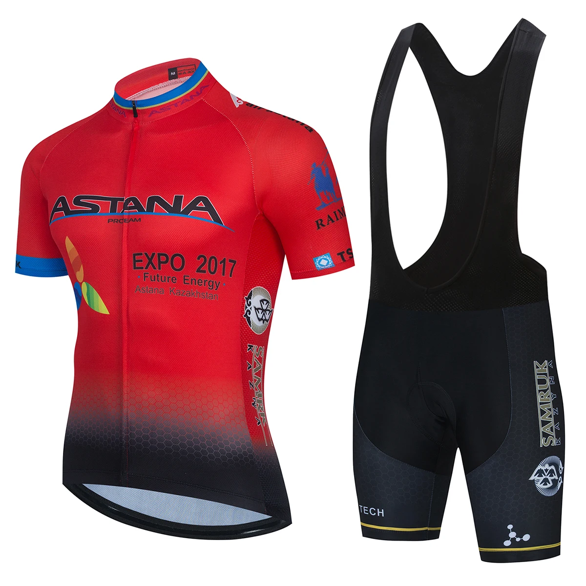 

2021 Astana summer Cycling Jerseys Bike Short sleeve clothes Quick-Dry gel set cycling Clothing Ropa Ciclismo uniformes Maillot