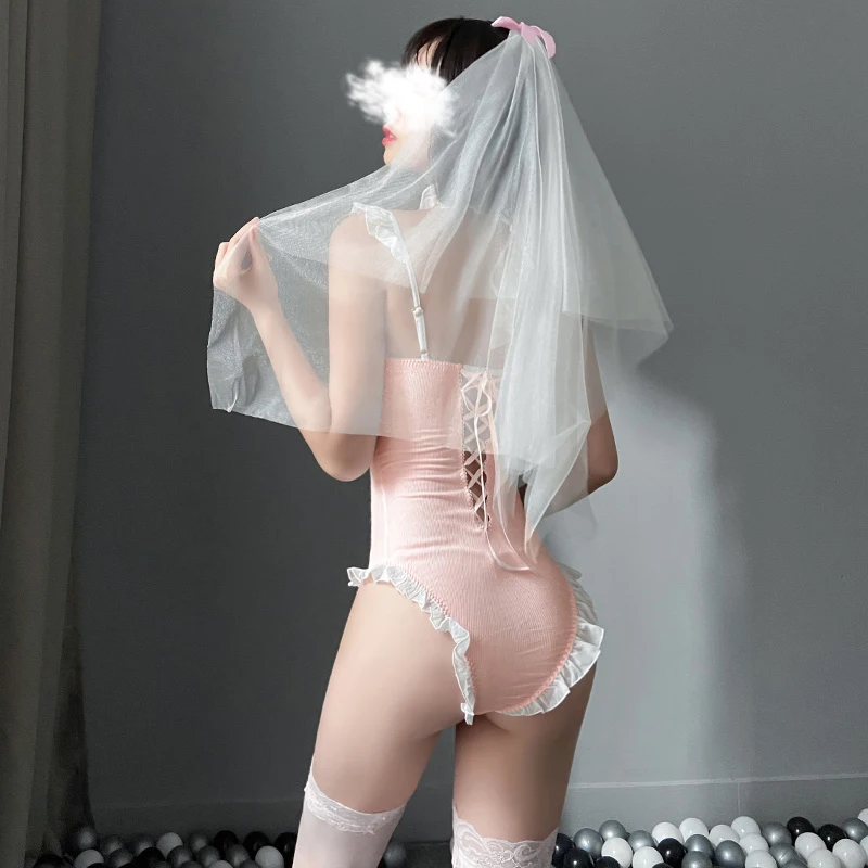 Соблазнительные костюмы невесты для косплея кружевной костюм порно горничной