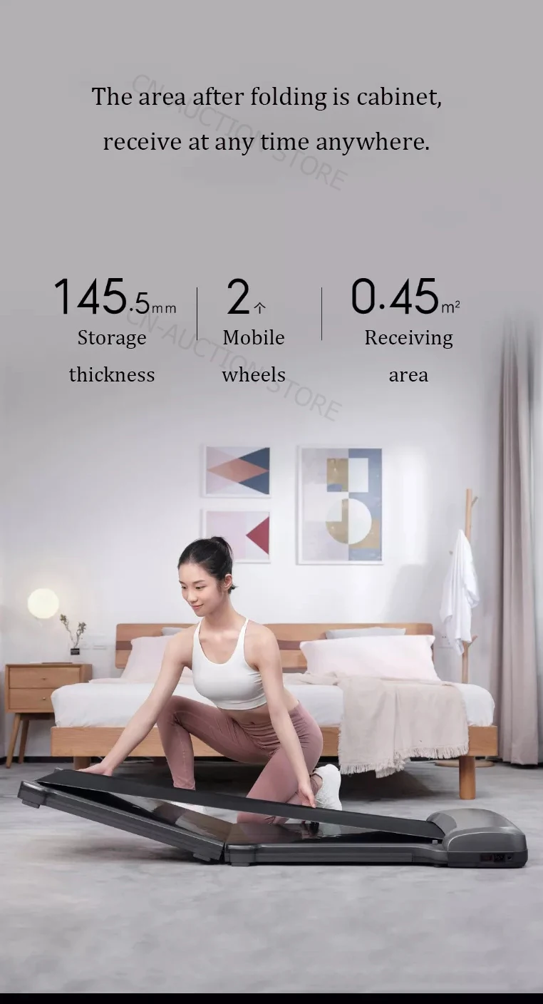 Xiaomi Mijia WalkingPad C1 версия из сплава смарт-приложение управление складная прогулочная площадка мини ультра-тонкая прогулочная фитнес-машина