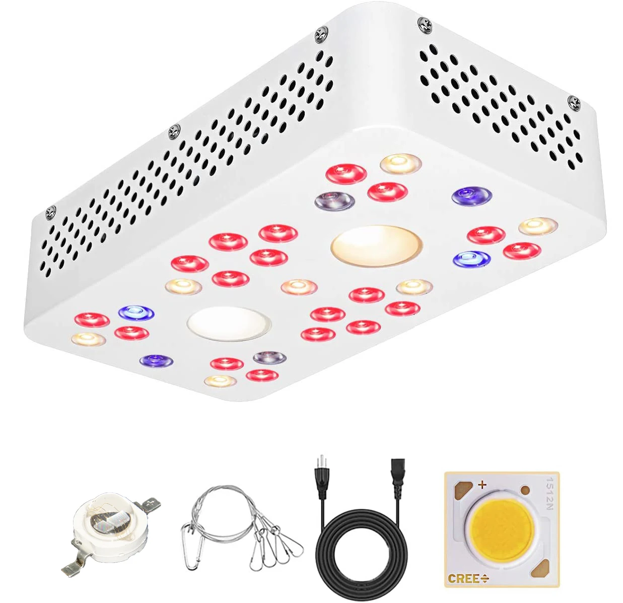 

Новая фитолампа 100 Вт-600 Вт COB светильник гидропоники с высоким PPFD и полным спектром для выращивания цветов