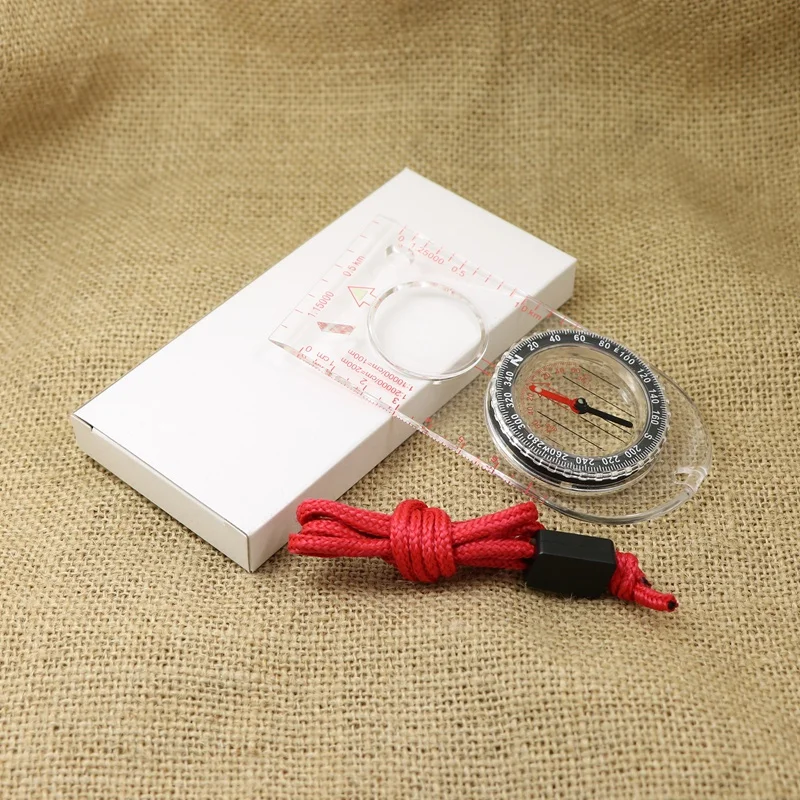 

Navigation Compass Orienteering Compass Boy Scout Compass Hiking Compass with Adjustable Declination for Orienteering Survival