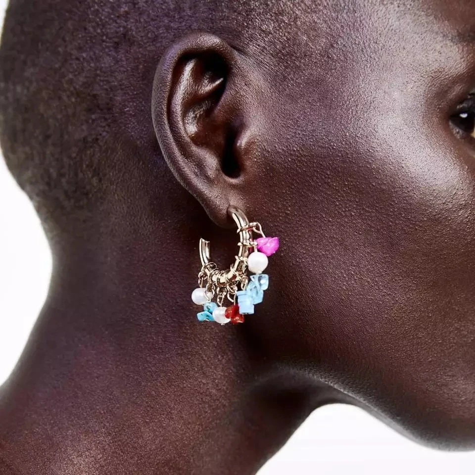 Модные висячие серьги с искусственным жемчугом для женщин 2019 Асимметричный