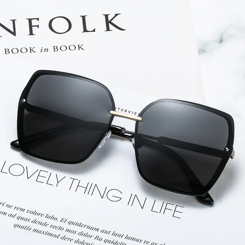 

Polarized Sunglasses Women Square Sun Glasses Fashion Sun Protection Eyewear Female Simple Eyeglasses Glasses for Driving A Car