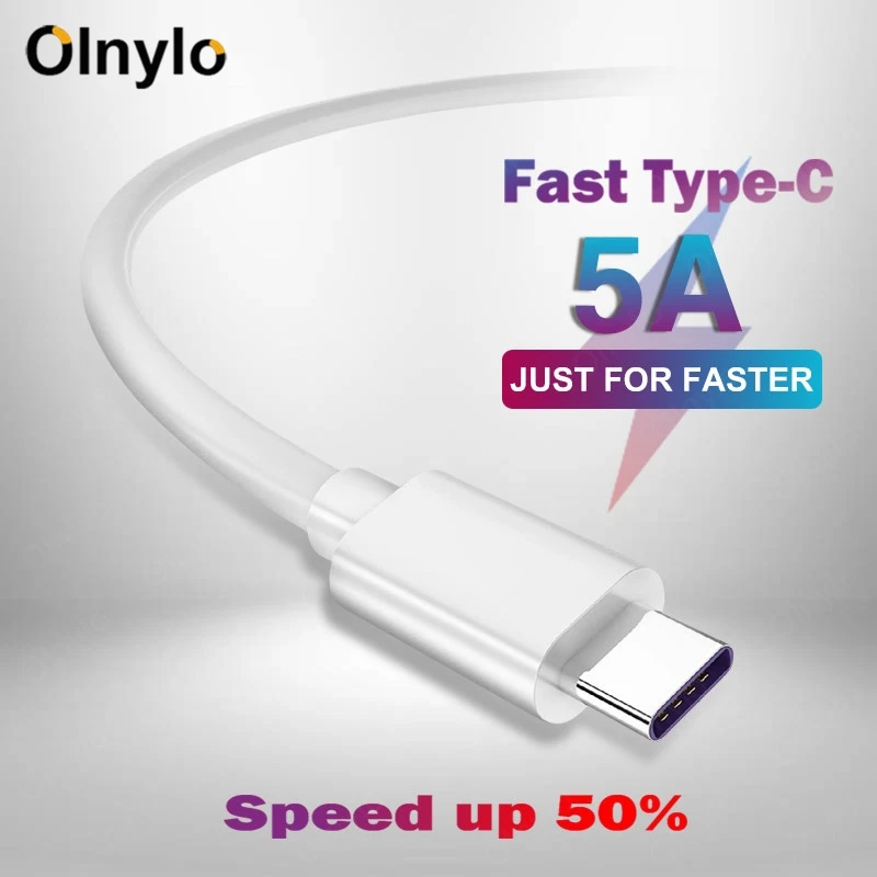 USB кабель Olnylo для быстрой зарядки 5 А|Кабели мобильных телефонов| |