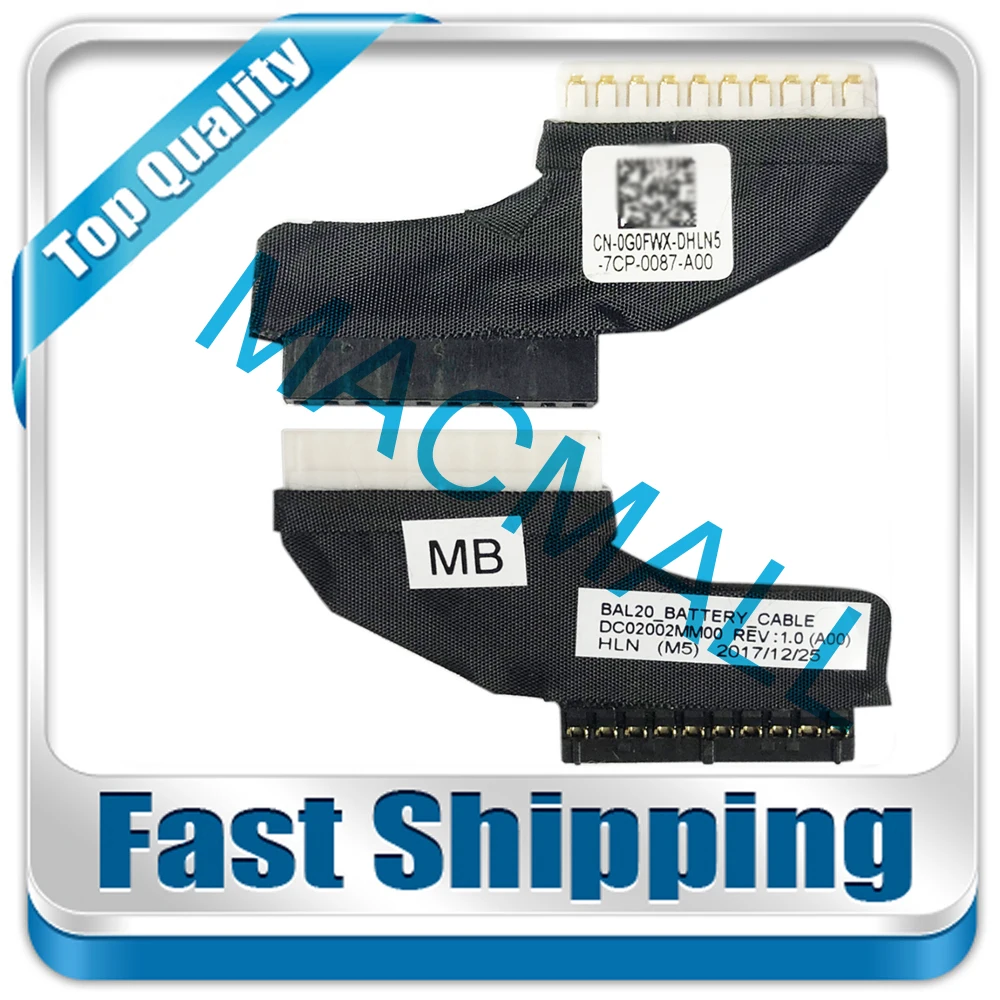 

New For Dell Inspiron 15 5000 5565 5567 BAL20 DC02002MM00 0G0FWX G0FWX Battery Cable