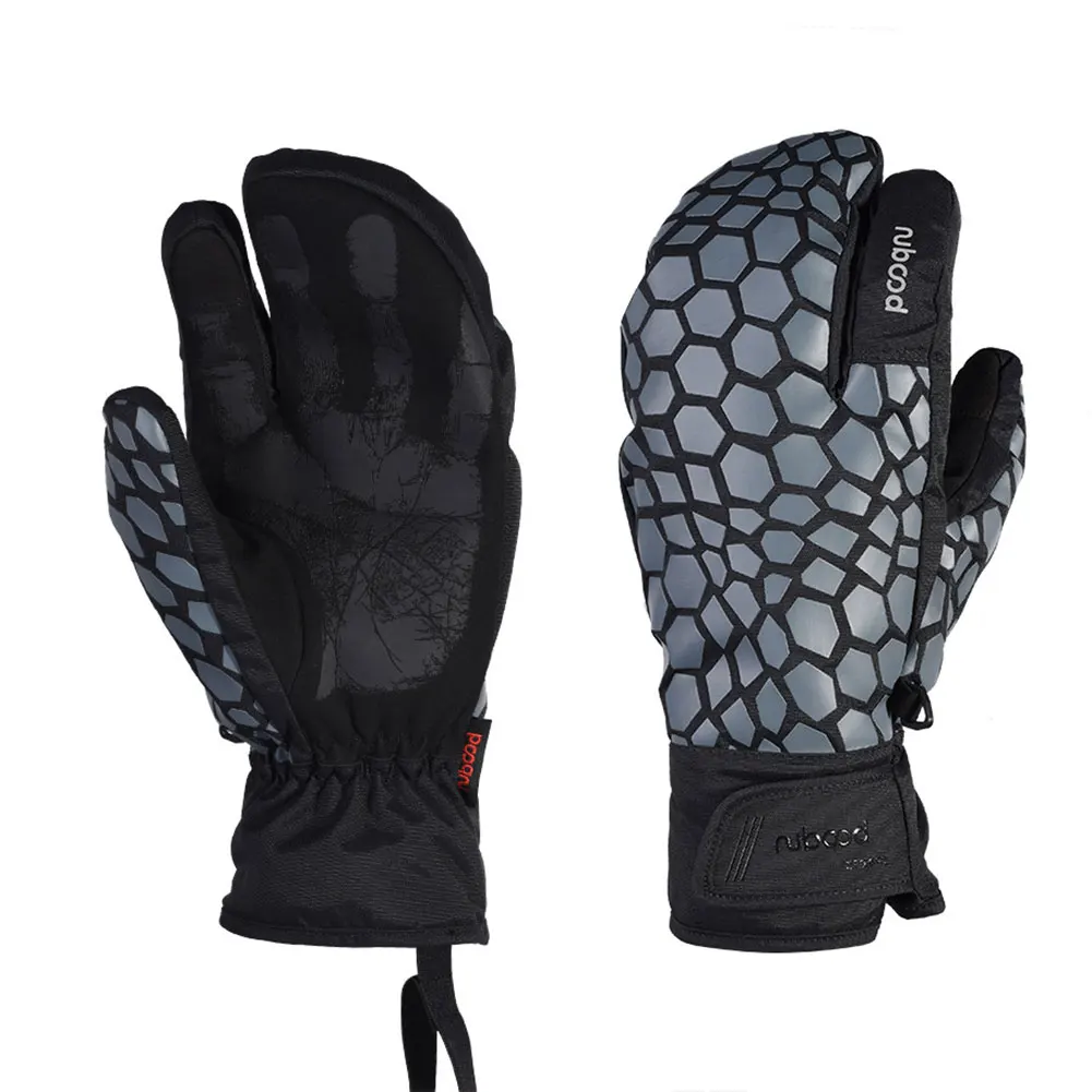 

1 Pair Climbing Windproof Snowboarding Ski Gloves Outdoor Winter Warm Sports Waterproof Insulated Snowmobile Mittens Thickened