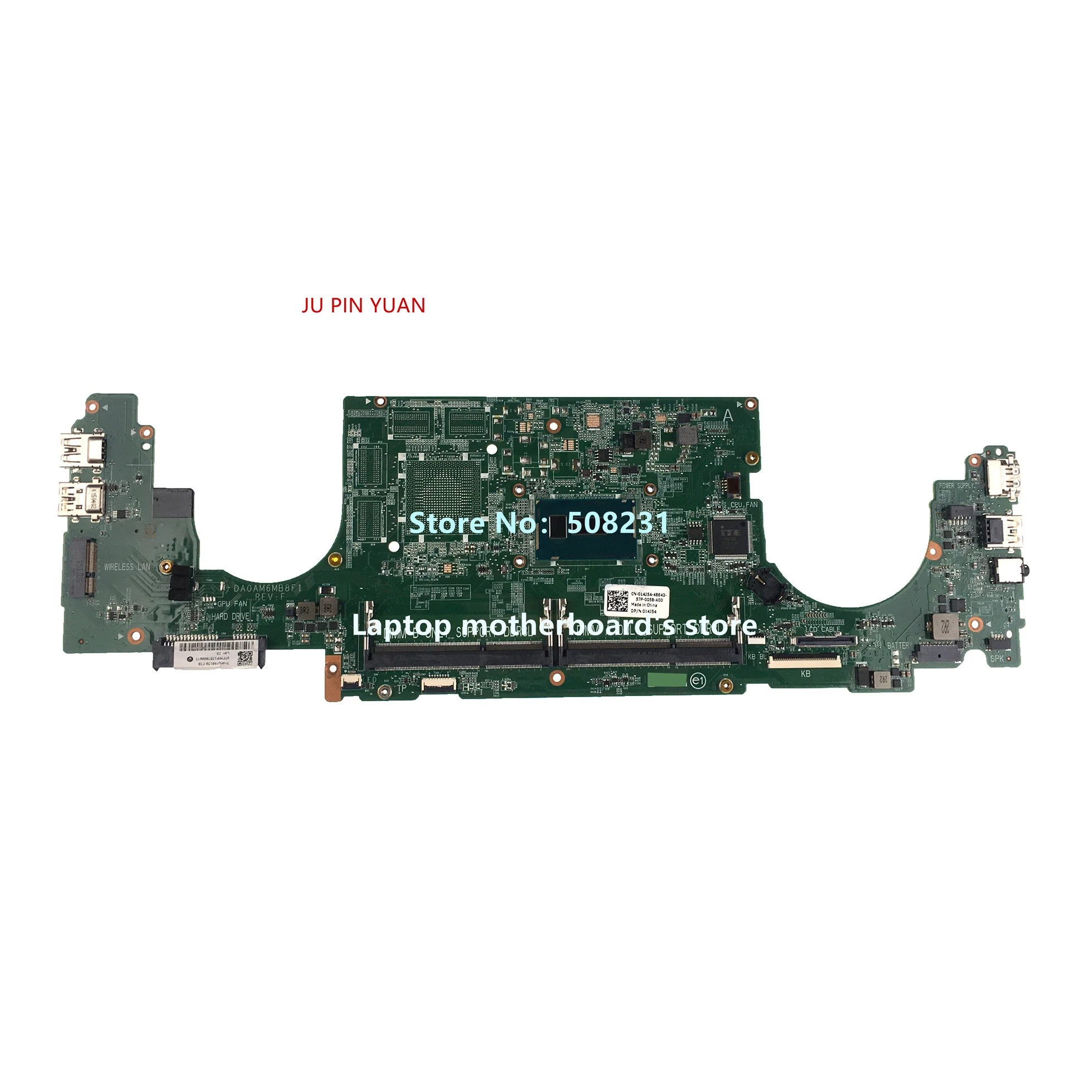 

For Dell Inspiron 7548 Laptop Motherboard CN-014J54 014J54 14J54 DA0AM6MB8F1 Mainboard With I7-5500U DDR3L Fully Tested OK