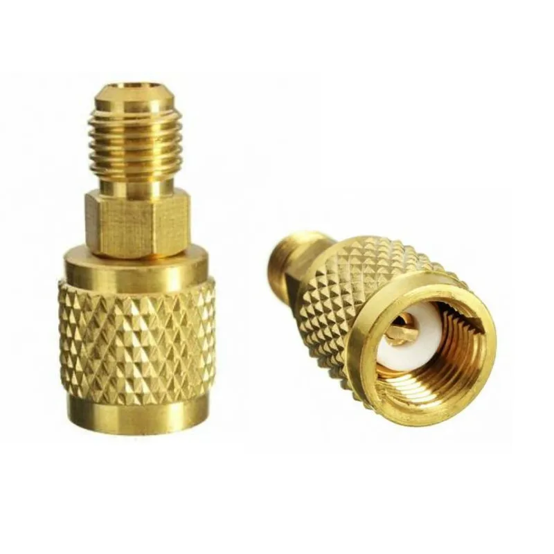 R410a Adapter 5/16" SAE Female to 1/4" Male High Strength Air Conditioning Split Ductless Service Port | Инструменты