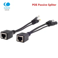 poe passive splitter power over ethernet poe injector cctv adapter 12v power supply cable 24v 48v for ip camera