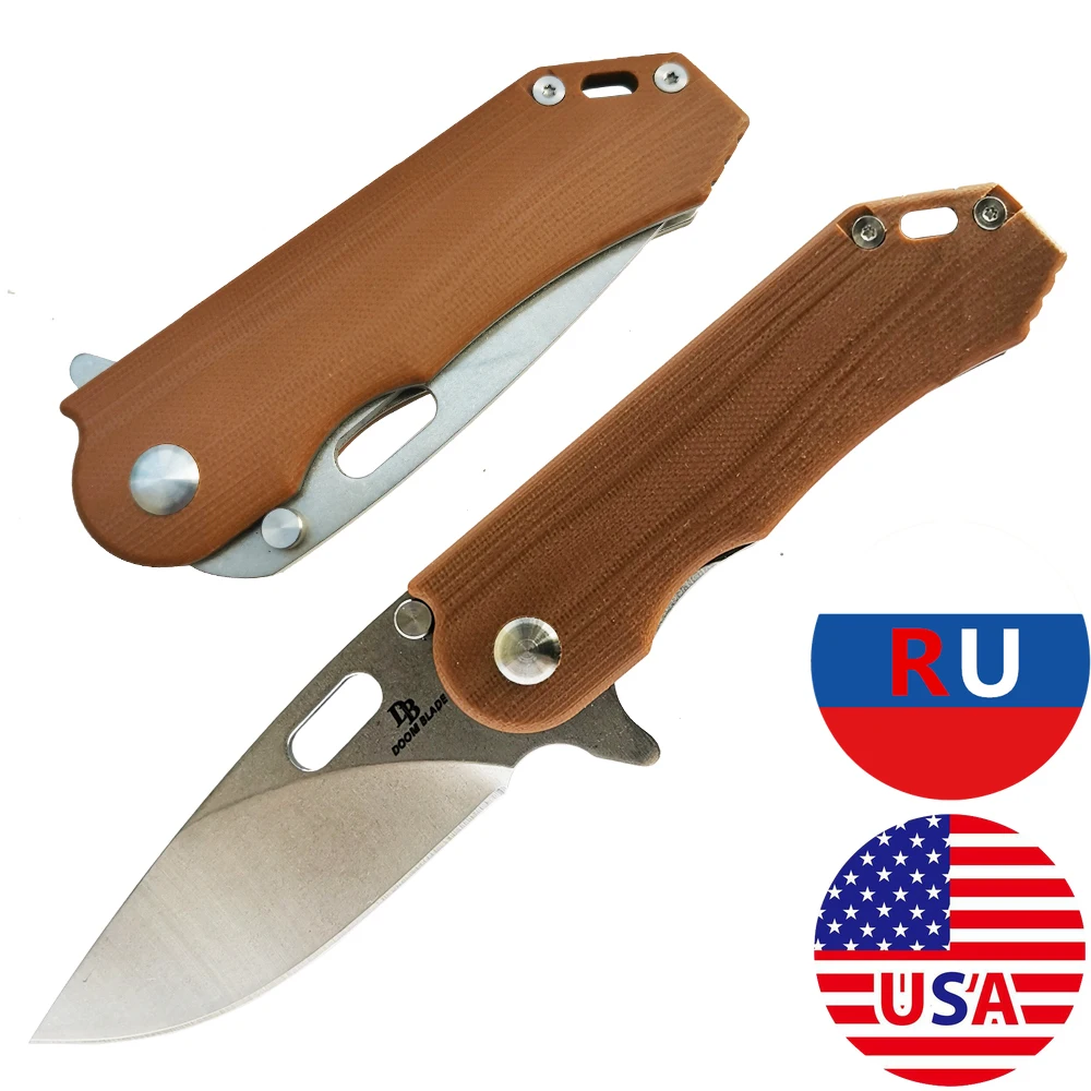 Складной нож D2 для выживания на открытом воздухе кемпинг рыбалка барбекю