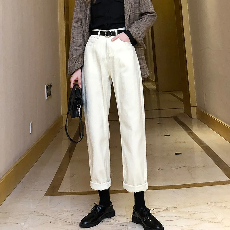 

Womne Casual Pants Solid Color Nine-Point Pants Pockets Straight Bottoms All-Match Casual Travel Home Spring and Autumn 2021